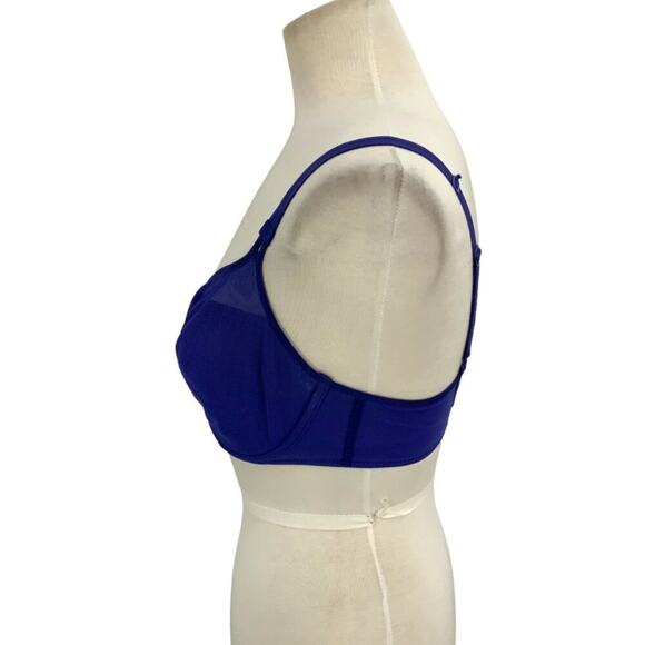 Chantelle Aeria Lightweight Full Coverage Convertible Bra Blue Size 34D - Picture 3 of 9